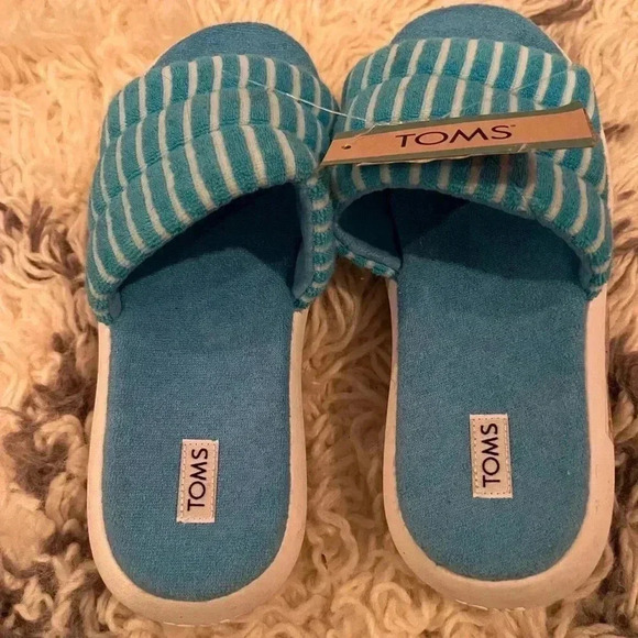 COPY - Toms NEW missy aqua comfort slide beaded womens 8 slip on beach vacation… - Picture 5 of 6